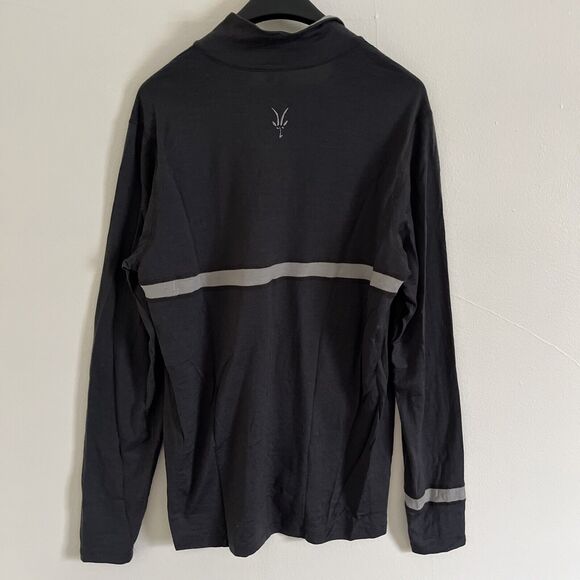 Ibex USA Made Men’s Woolies 250 100% Merino Wool 1/4 Zip Jacket, Gray- Large - Picture 7 of 8